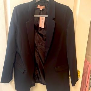 Beautiful Philosophy lined black blazer